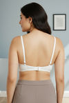 Zivame Padded Wired 3/4Th Coverage T-Shirt Bra - Whisper White — thumbnail 3